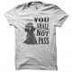 Tee shirt Gandalf seigneur des anneaux blanc