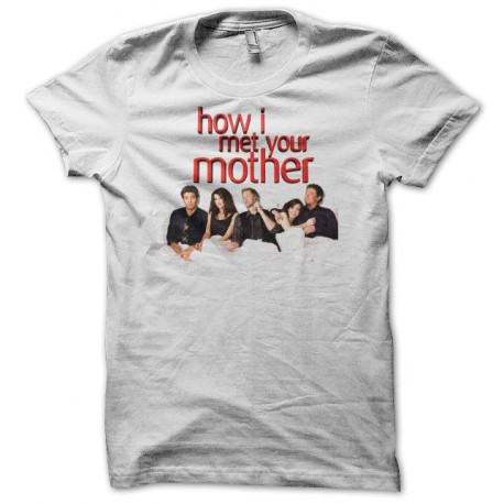 Tee shirt How i met your mother bed blanc