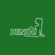 Tee shirt Hentai blanc/vert bouteille