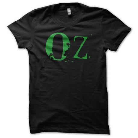 Tee shirt Oz logo vert sur noir