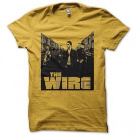 Tee shirt The Wire street jaune