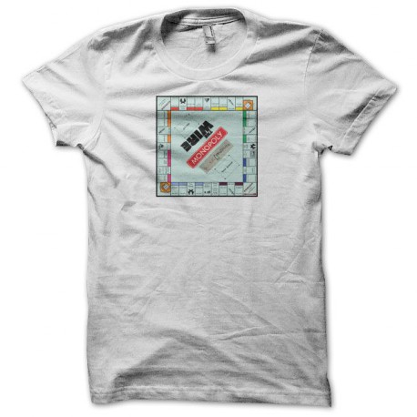 Camiseta The Wire monopoly blanco