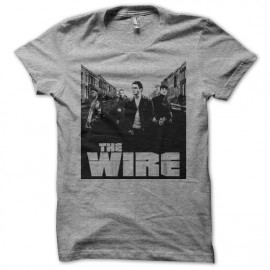 Tee shirt The Wire street gris