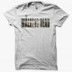 Tee shirt The Walking Dead titre campagne blanc