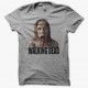 Tee shirt The Walking Dead zombie face gris