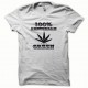 Tee shirt Marijuana Hemp Amsterdam noir/blanc