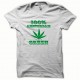Camisa Marihuana Cáñamo Ámsterdam verde / blanco