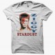 Tee shirt Ziggy Stardust David Bowie blanc