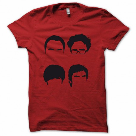 camiseta the big bang theory parodia rojo