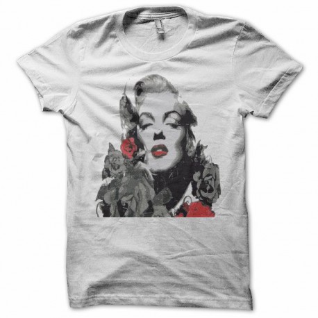 camiseta Marilyn Monroe Norma Jeane Mortenson blanco