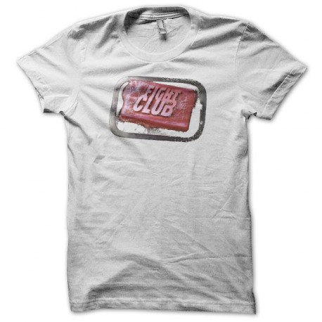 T-shirt Fight Club soap white