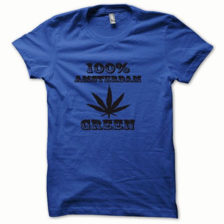 Camisa Marihuana Cáñamo Ámsterdam negro / real