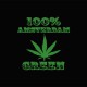 Camisa Marihuana Cáñamo Ámsterdam Verde / Negro