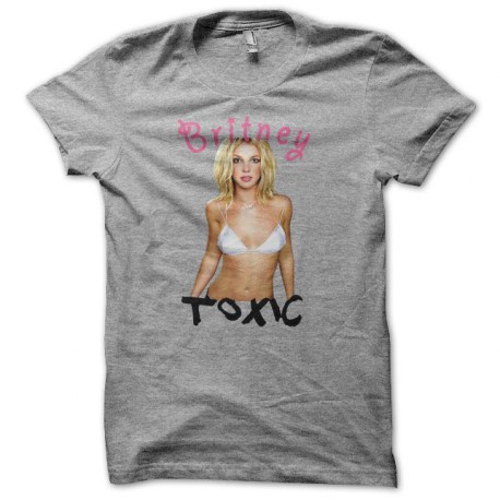 T-shirt Britney Spears toxic gray