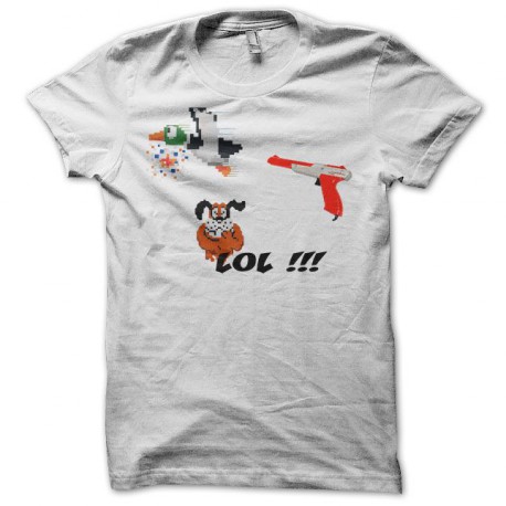 Tee shirt Duck Hunt blanc