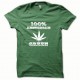 Shirt Marijuana Hemp Amsterdam white / green bottle