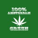 Shirt Marijuana Hemp Amsterdam white / green bottle