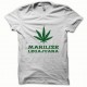 Camisa Marilize Legajuana verde / blanco