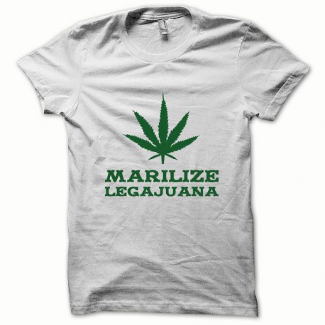 Tee shirt Marilize Legajuana vert/blanc