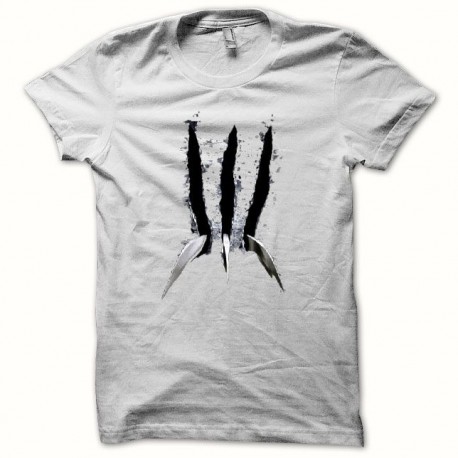 T-shirt Wolverine claws white
