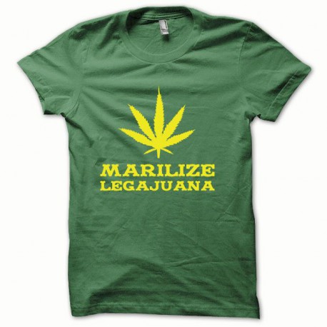 Shirt Marilize Legajuana yellow / green bottle