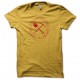 Tee shirt zombie killer pelle pioche rouge/jaune