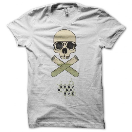 Camiseta Breaking bad Heisenberg cráneo blanco