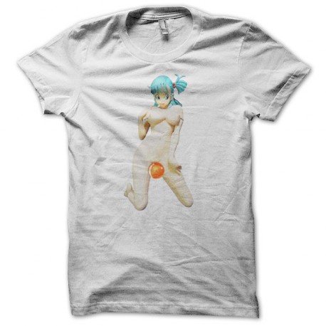 T-shirt  dragon ball hentai Bulma nude ブルマ hotaku white