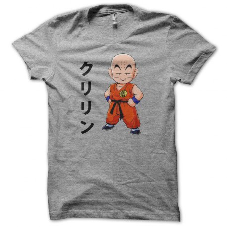 camiseta Krilin クリリン dragon ball gris