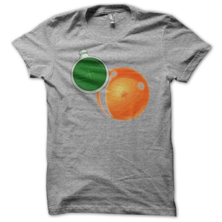 Tee shirt radar boule de cristal dragon ball gris