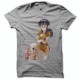 Tee shirt Tortue Géniale Jackie Chun hentai dragon ball gris