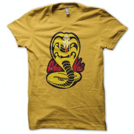 Tee shirt Karaté kid cobra kai jaune