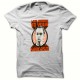 Tee shirt Sheldon Cooper Immune to your sarcasm blanc slim fit