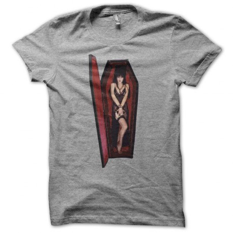 T-shirt Elvira coffin gray