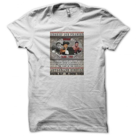 Tee shirt boxe Smokin' Joe Frazier 1971 blanc