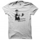 Tee shirt boxe Rocky Marciano noir et blanc sur blanc