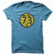 T-shirt The Big Bang Theory sheldon 73 blue