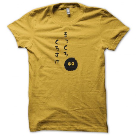 T-shirt soot sprites black soots black/yellow