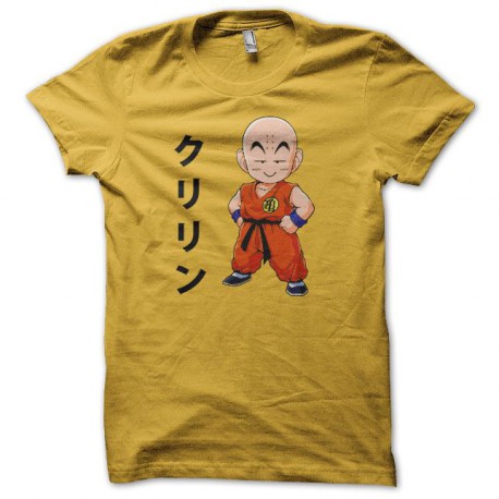 Tee shirt Krilin クリリン dragon ball jaune