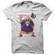 Tee shirt Tortue Géniale Jackie Chun dragon ball blanc