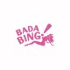 Tee shirt Bada Bing rose/blanc