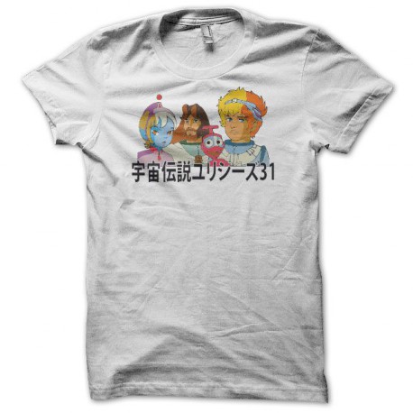 Tee shirt Ulysse 31 宇宙伝説ユリシーズ31 blanc