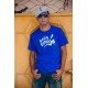 Tee shirt Bada Bing blanc/bleu royal