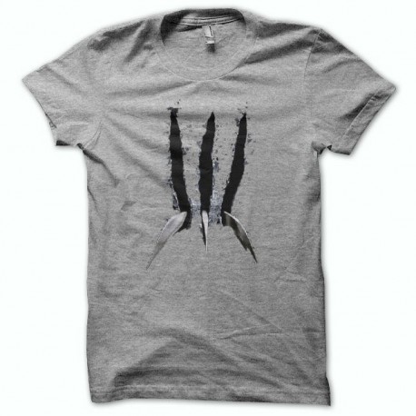 Tee shirt Wolverine griffes gris