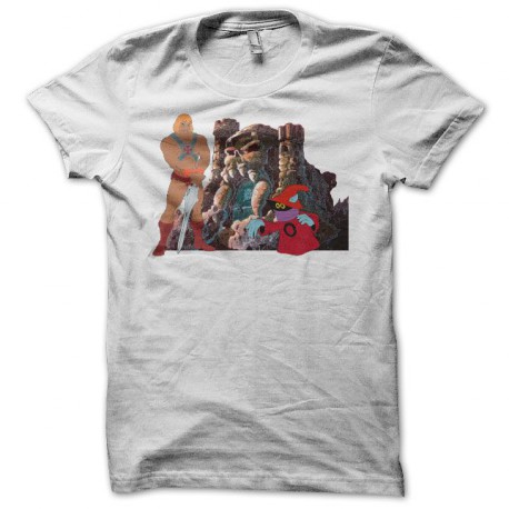 Tee shirt Maîtres de l'Univers Musclor blanc