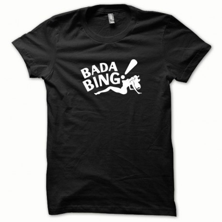 Bada Bing camiseta blanca / negro