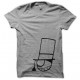 T-shirt Detective Conan symbol 名探偵 コナン black on gray