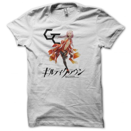 Tee shirt Guilty Crown ギルティクラウン blanc