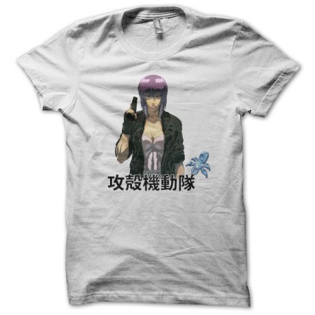 camiseta Ghost in the shell 攻殻機動隊 blanco