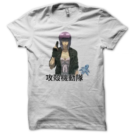 T-shirt Ghost in the shell 攻殻機動隊 white